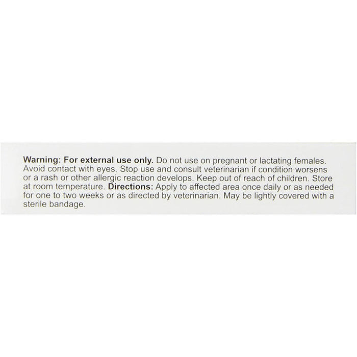 Zymox Topical Cream with Hydrocortisone 1.0% for Dogs & Cats, 1-oz safety and directions on side of product outer packaging box