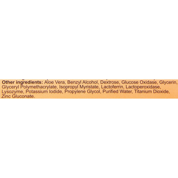 Zymox Topical Cream with Hydrocortisone 1.0% for Dogs & Cats, 1-oz other ingredients list on side of outer packaging